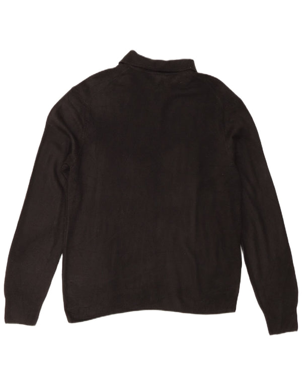 Maglione da uomo con collo alto Dockers, grande in acrilico nero