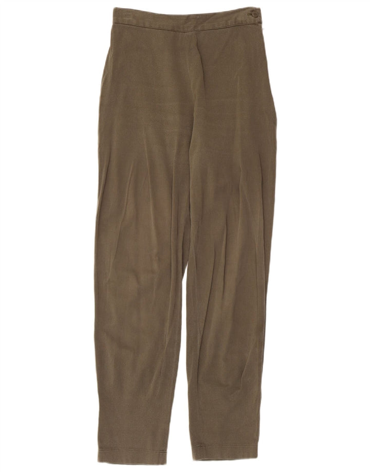 Pantaloni casual a vita alta da donna ICEBERG IT 40 Small W24 L27 Khaki