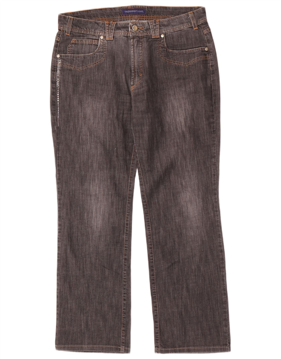 Jeans Dritti Uomo Trussardi W32 L29 Grigi