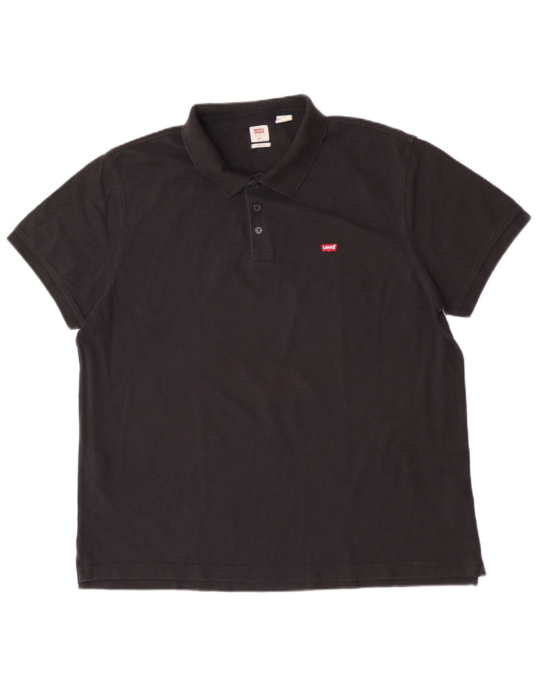 Polo Levi's Standard da uomo 2XL in cotone nero