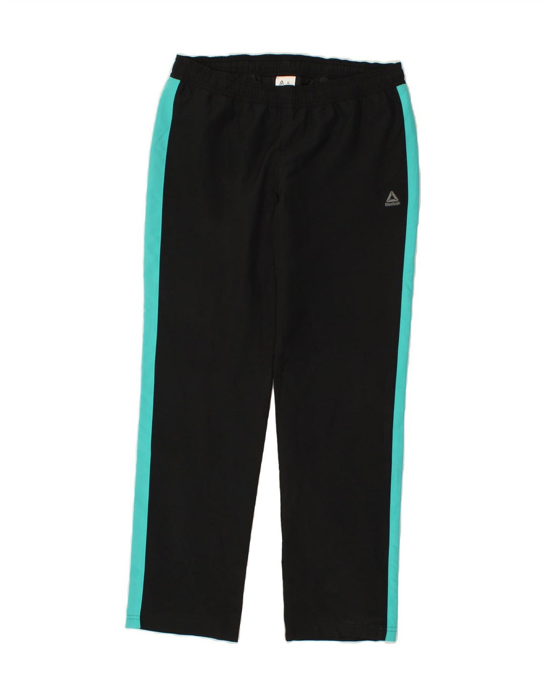 REEBOK Womens Tracksuit Trousers UK 12/14 Medium  Black Colourblock Vintage Reebok and Second-Hand Reebok from Messina Hembry 