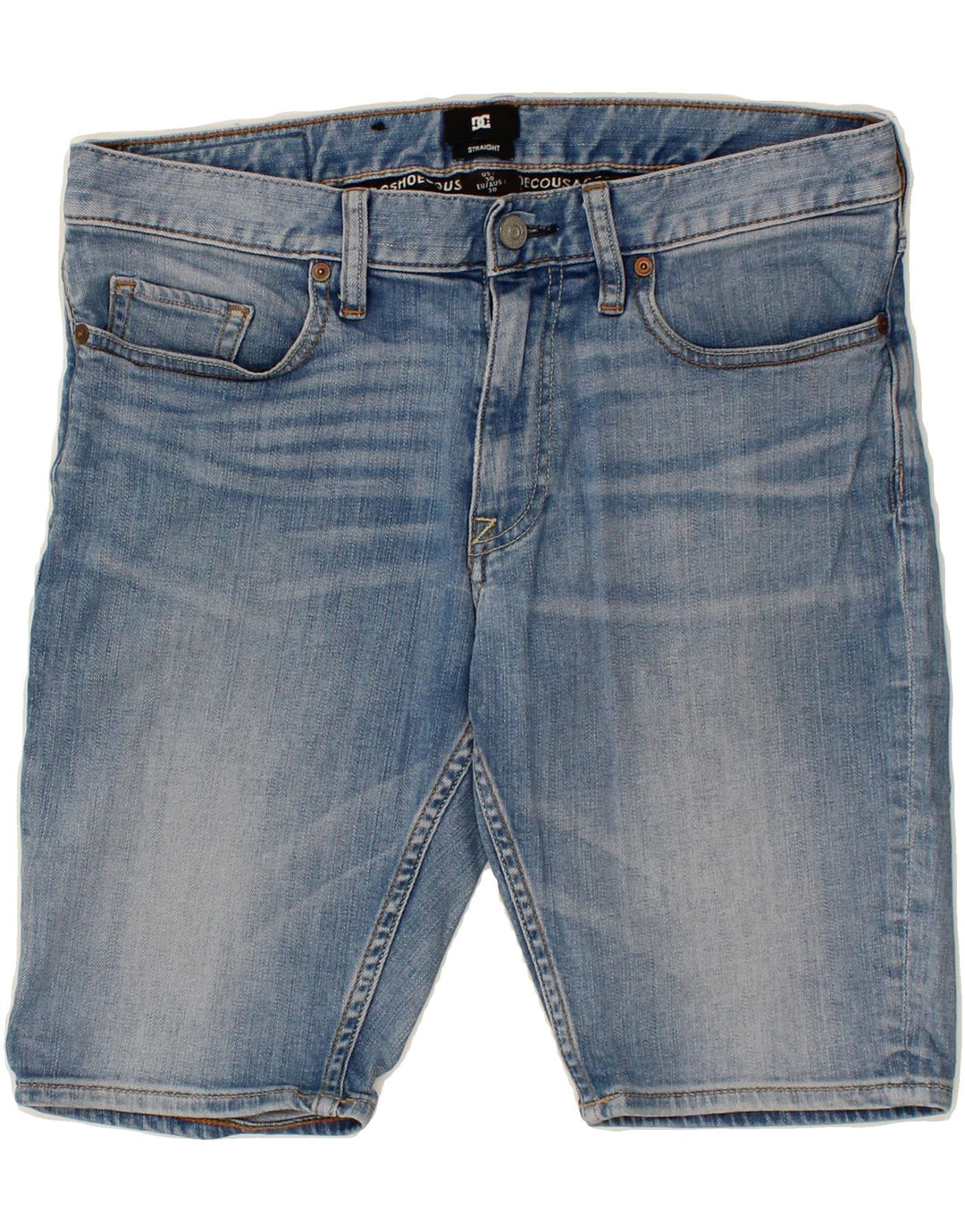 DC Mens Denim Shorts W30 Medium Blue Cotton Vintage DC and Second-Hand DC from Messina Hembry 