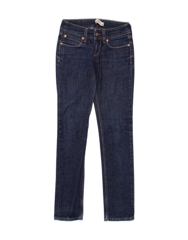LEVI'S Womens 571 Slim Jeans W27 L32 Navy Blue Cotton Vintage Levi's and Second-Hand Levi's from Messina Hembry 