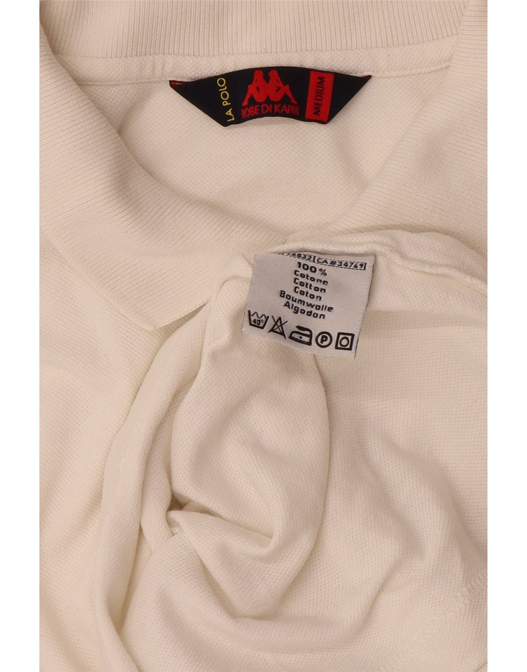 Polo Uomo KAPPA Cotone Medio Bianco