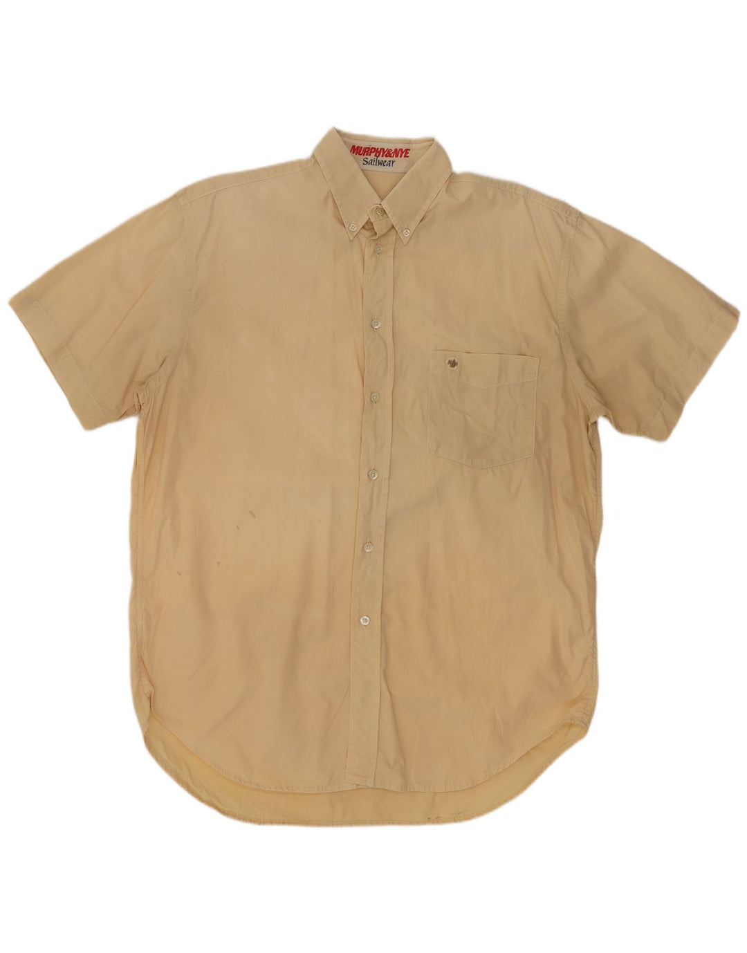 Camicia a maniche corte da uomo Murphy & Nye beige medio