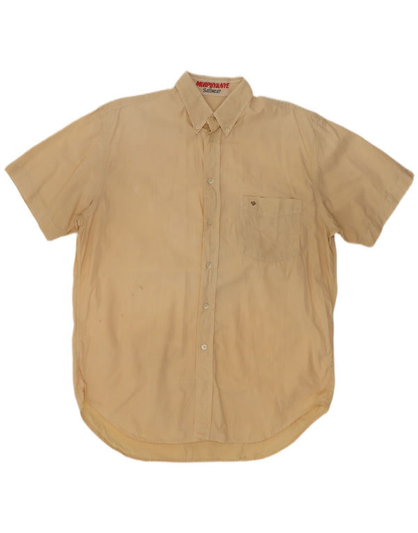 Camicia a maniche corte da uomo Murphy & Nye beige medio