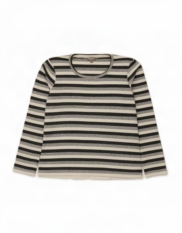 Top da donna a maniche lunghe Mountain Warehouse UK 16 Large Grey Striped
