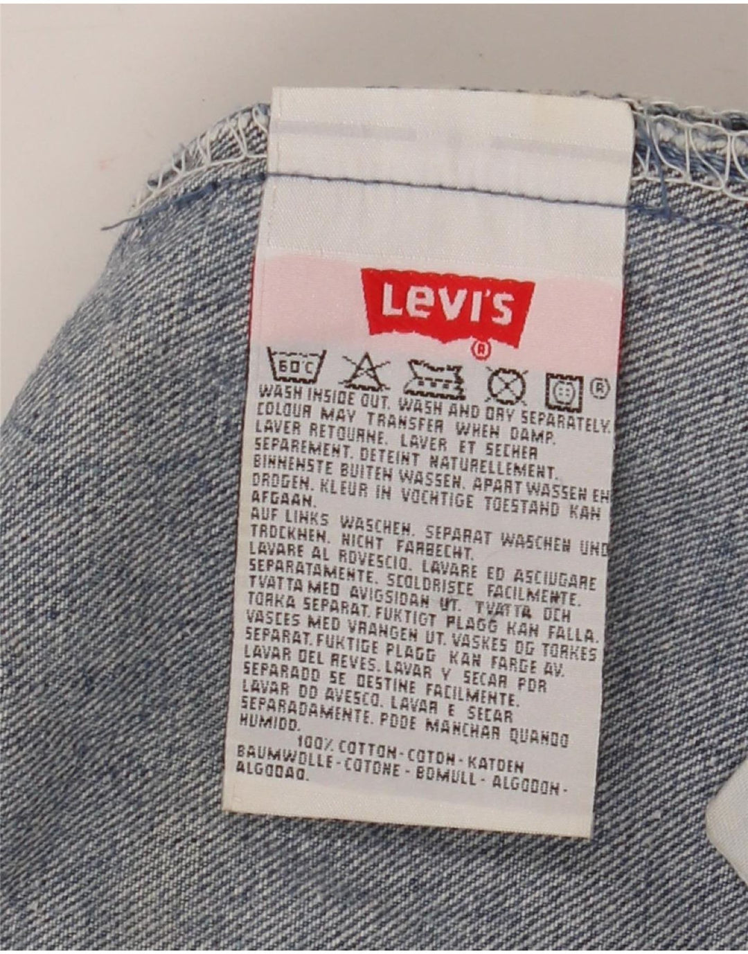 Levi's Uomo 501 Jeans dritti W40 L30 Cotone Blu