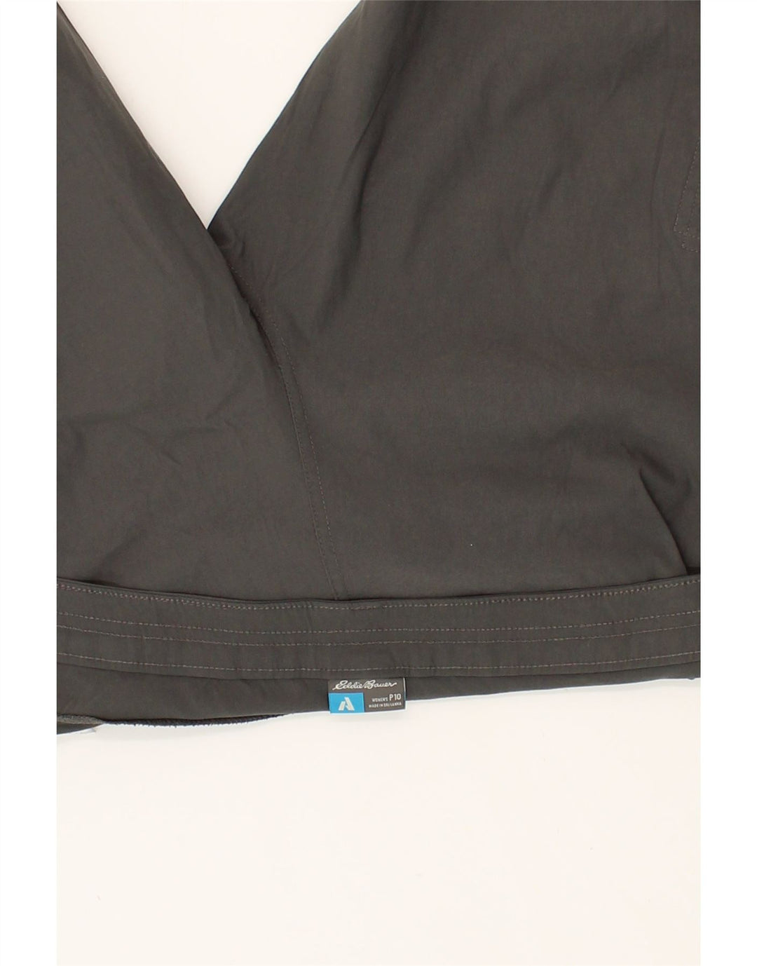 EDDIE BAUER Womens Straight Cargo Trousers US 10 Large W32 L28 Grey Nylon Vintage Eddie Bauer and Second-Hand Eddie Bauer from Messina Hembry 