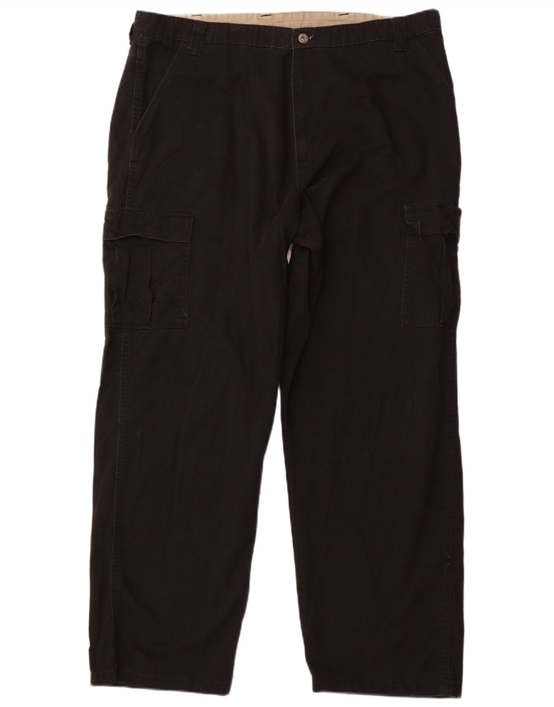 Pantaloni cargo dritti da uomo WRANGLER W40 L32 cotone nero
