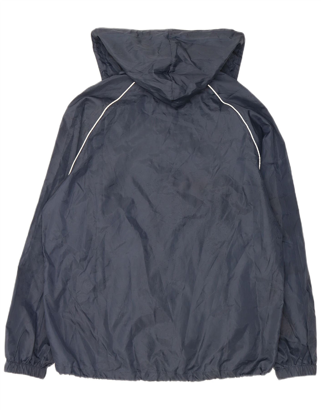 Giacca antipioggia da uomo con cappuccio Lotto UK 40 Large in poliestere blu navy