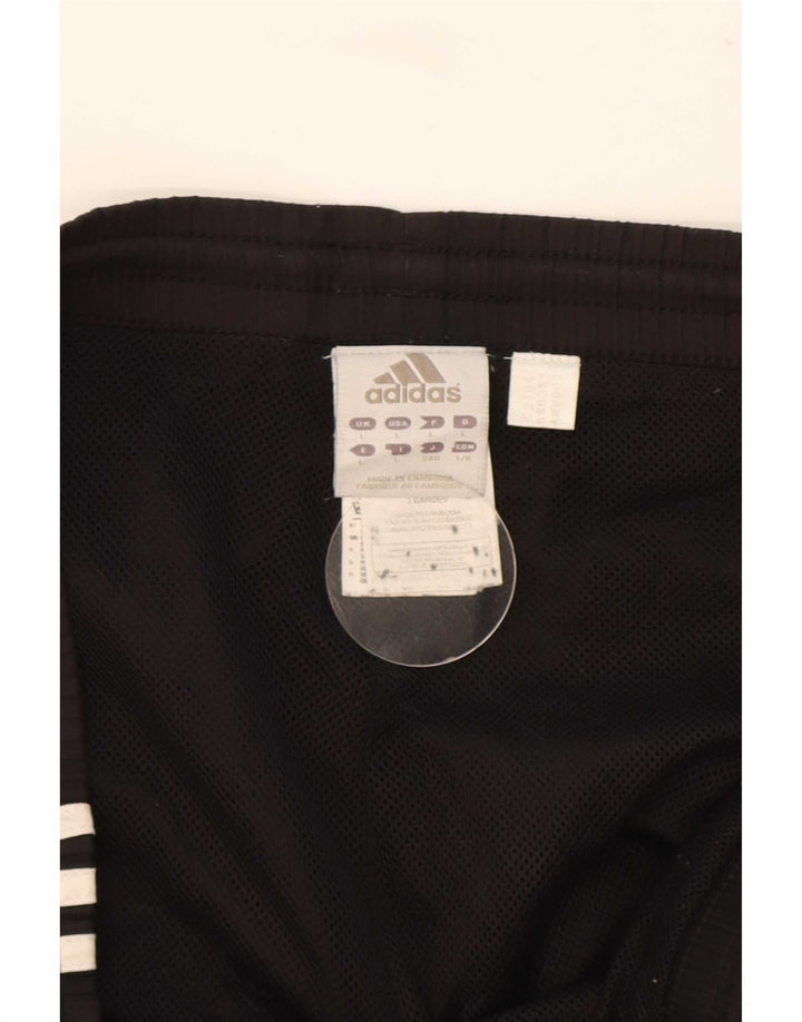 Pantaloncini sportivi Adidas da uomo cargo grandi in poliestere nero