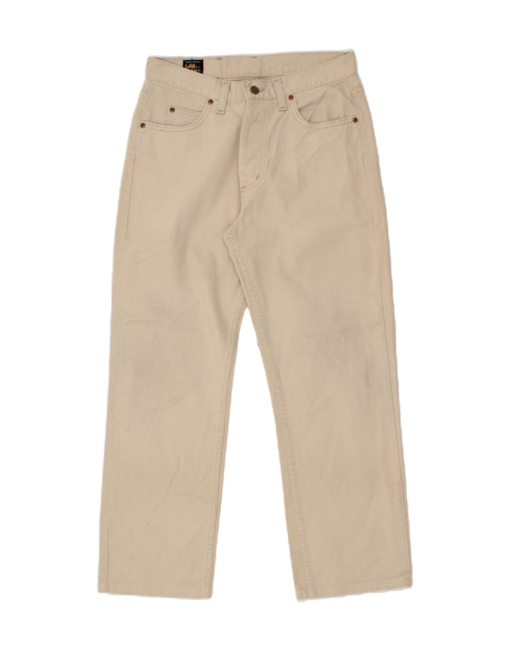 LEE Mens Straight Jeans W31 L27 Beige Cotton Vintage Lee and Second-Hand Lee from Messina Hembry 