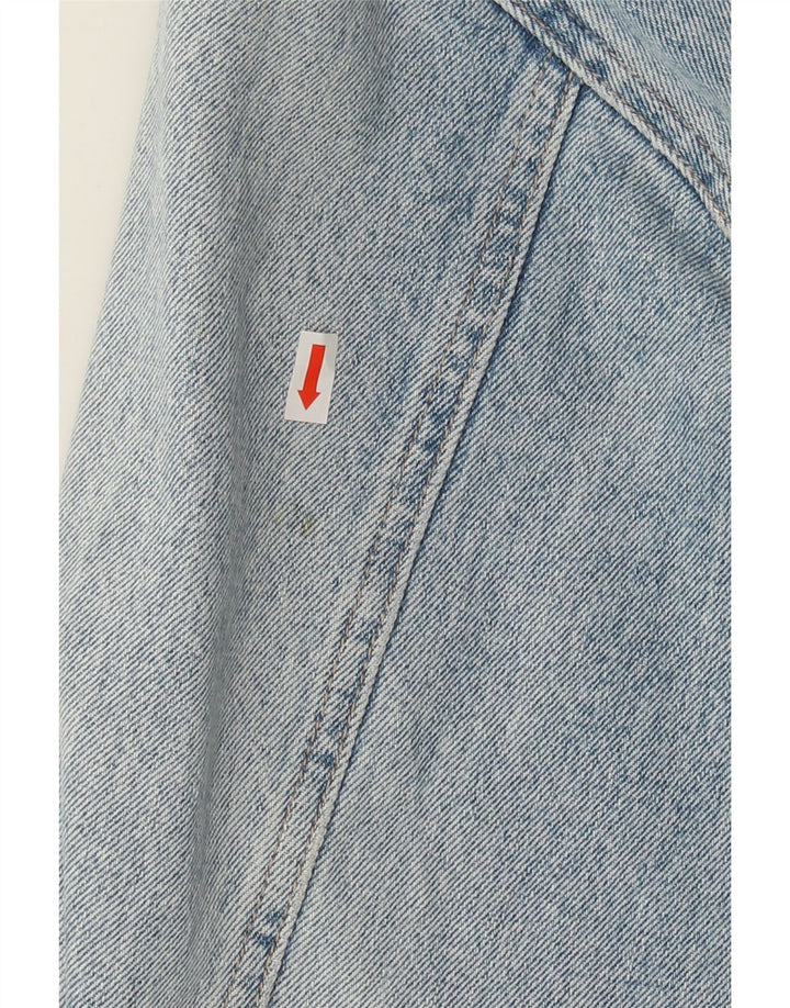 VINTAGE Womens Denim Jacket UK 16 Large Blue Cotton Vintage Vintage and Second-Hand Vintage from Messina Hembry 