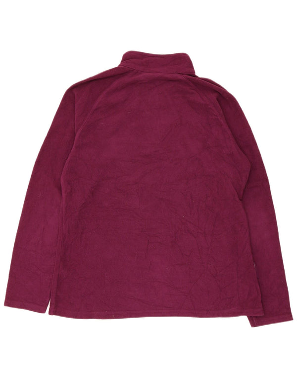 Maglione in pile da donna con collo e zip Mountain Warehouse UK 16 Large Viola