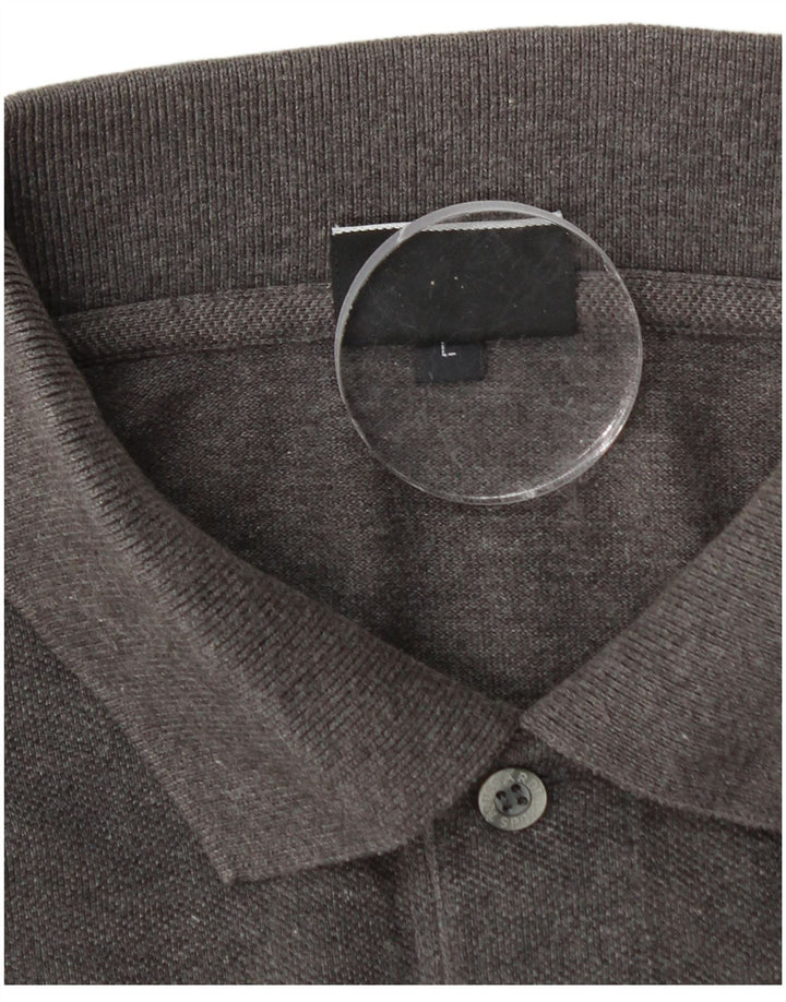 Polo Uomo TRUSSARDI Large in Cotone Grigio