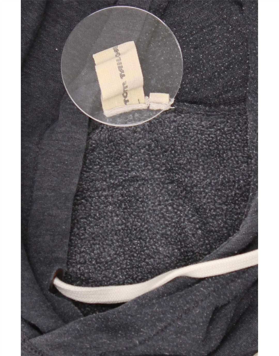 Felpa con cappuccio grafica da uomo Tom Tailor 2XL in cotone blu navy