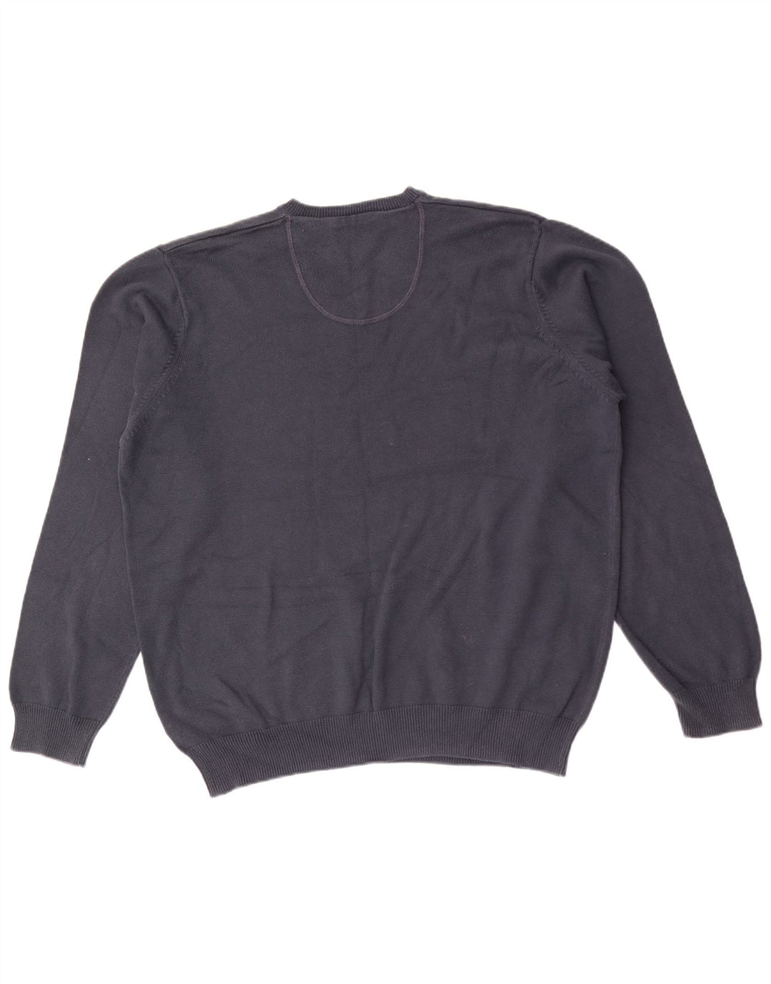 Maglione da uomo Marks & Spencer Blue Harbour con scollo a V grande blu navy
