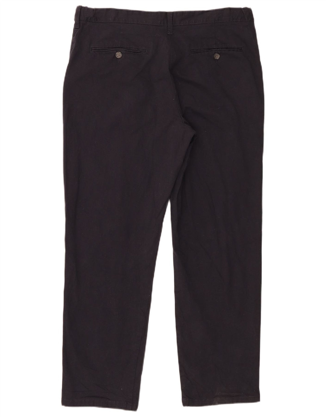 Pantaloni chino vestibilità regolare da uomo Marks & Spencer W36 L29 cotone blu navy