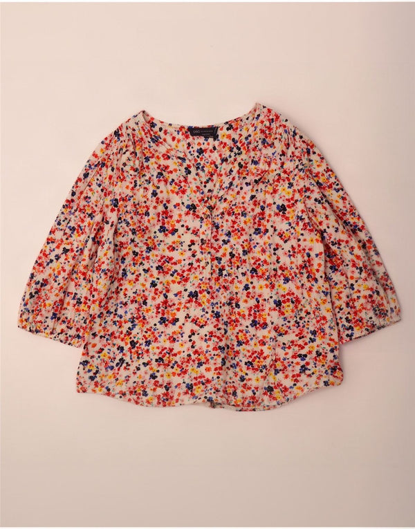 Marks & Spencer Womens 3/4 Sleeve Blouse Top UK 18 XL Multicoloured
