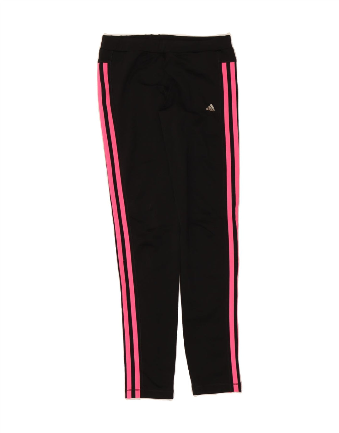 ADIDAS Girls Climalite Leggings 13-14 Years  Black Vintage Adidas and Second-Hand Adidas from Messina Hembry 