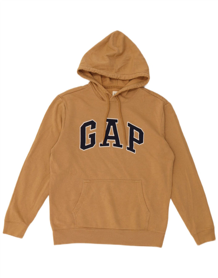Felpa con cappuccio grafica da uomo Gap Small in cotone beige