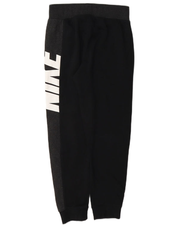 Pantaloni da tuta con grafica Nike da ragazzo, pantaloni da jogging, 8-9 anni, piccoli, neri