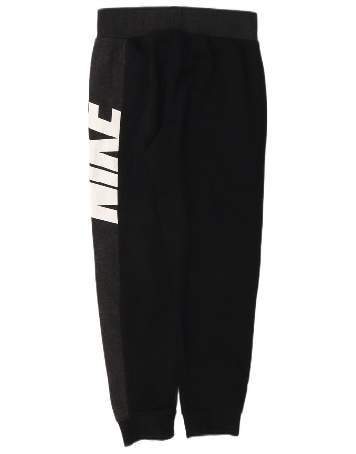 Pantaloni da tuta con grafica Nike da ragazzo, pantaloni da jogging, 8-9 anni, piccoli, neri