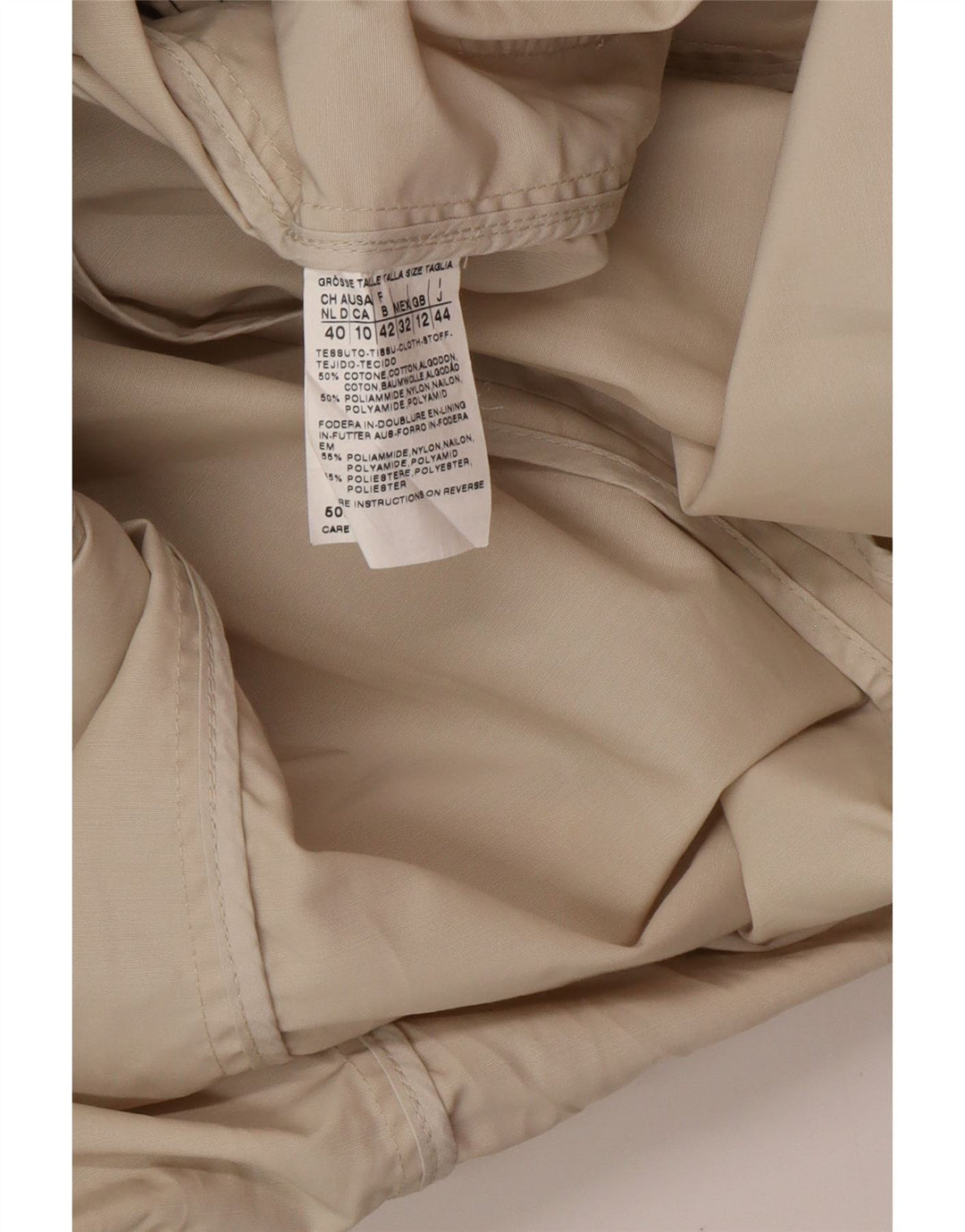 Trench da fine settimana da donna MAX MARA UK 12 Classico in cotone beige medio