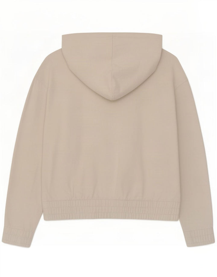 Maglione con cappuccio corto da donna Puma UK 14 medio bianco