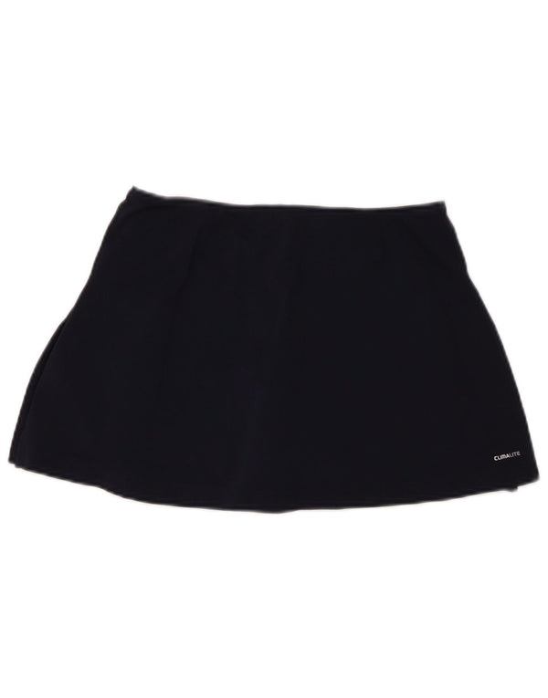 Adidas Donna Climalite Skort UK 10 Piccolo W28 Blu Navy Nylon