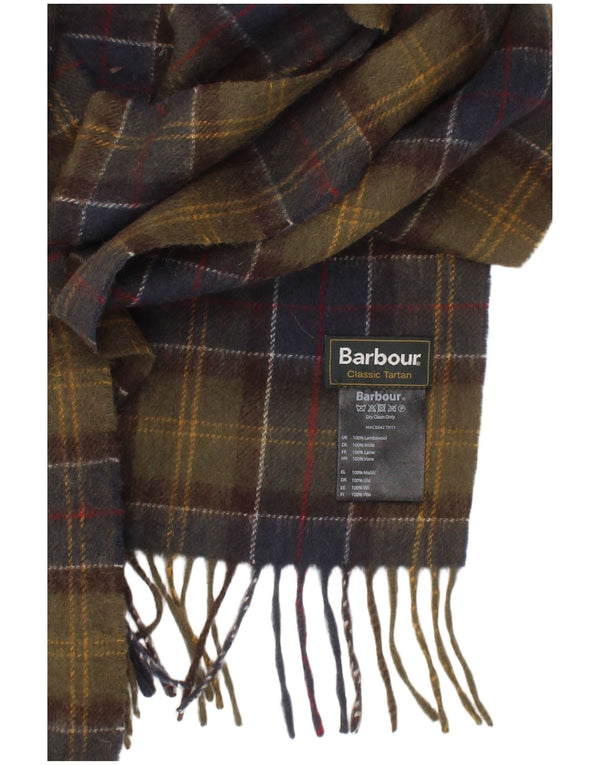 Sciarpa rettangolare da uomo Barbour, taglia unica, in lana d'agnello scozzese scozzese, classica