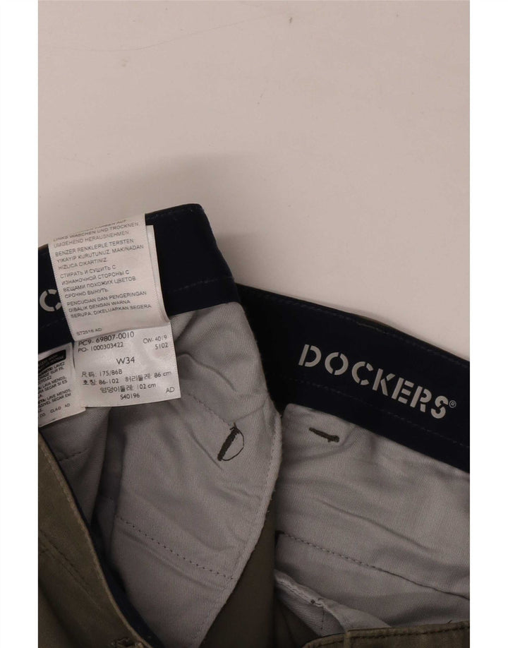 Pantaloncini cargo da uomo Dockers W34 Large in cotone kaki
