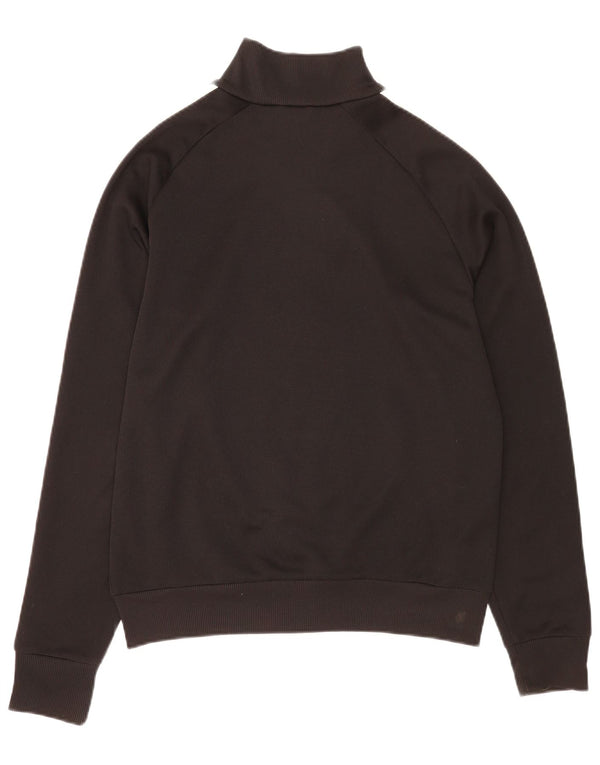 Giacca da ginnastica grafica da uomo Puma Large in poliestere color block nero