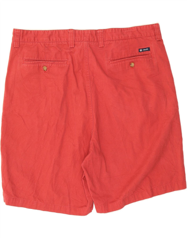 CHAPS Mens Chino Shorts W40 XL Red Cotton Vintage Chaps and Second-Hand Chaps from Messina Hembry 