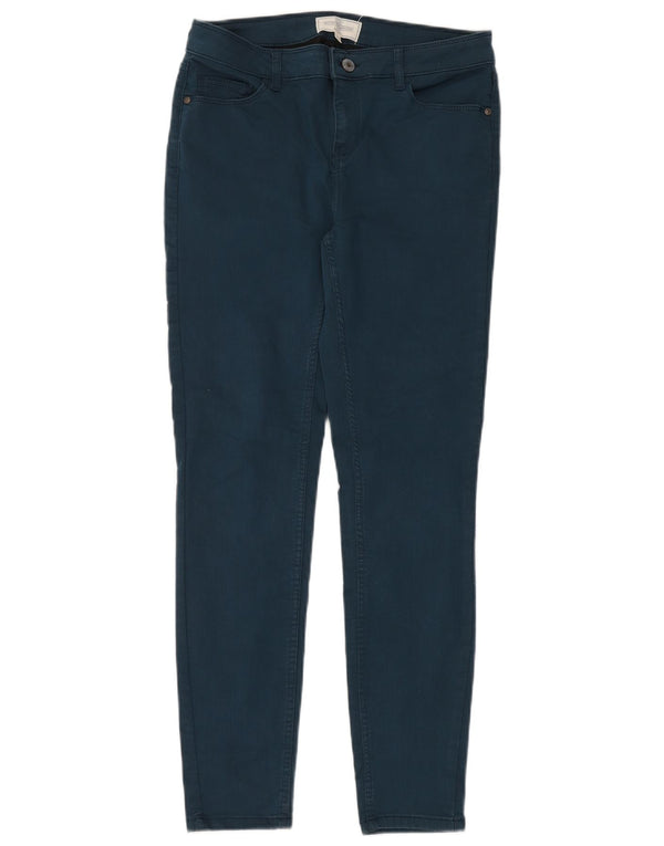 Pantaloni casual skinny da donna FAT FACE UK 12 Medium W30 L30 Blu navy