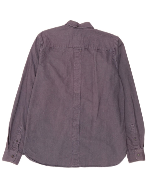Camicia da uomo Fred Perry in cotone blu medio