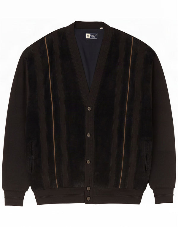Baileys Maglione cardigan vestibilità ampia da uomo 3XL Acrilico nero