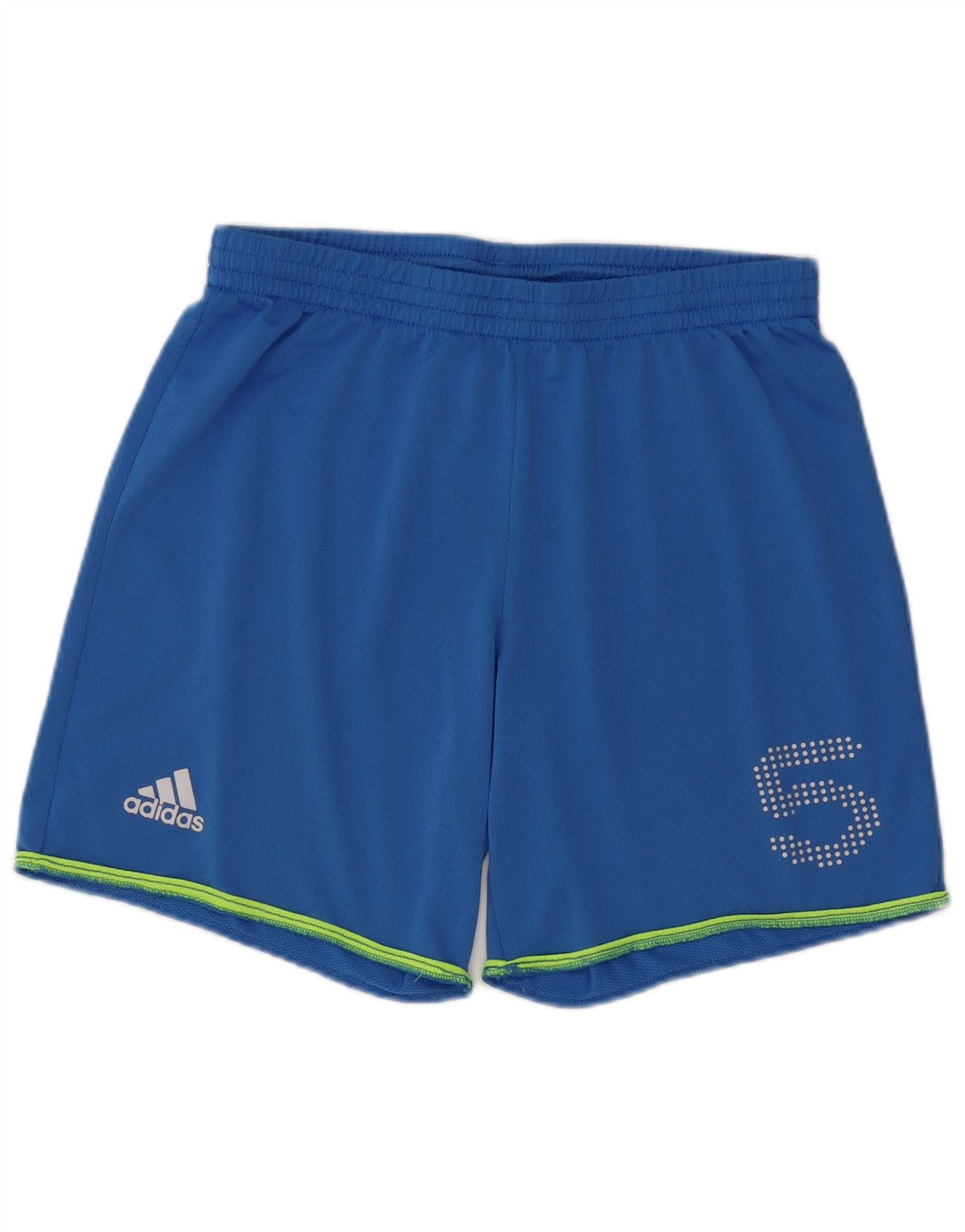 Pantaloncini sportivi grafici da uomo Adidas grandi in poliestere blu
