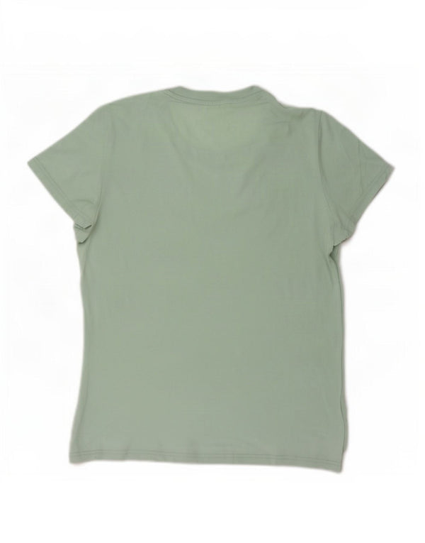 Maglietta grafica da donna Adidas Top UK 12/14 Verde medio