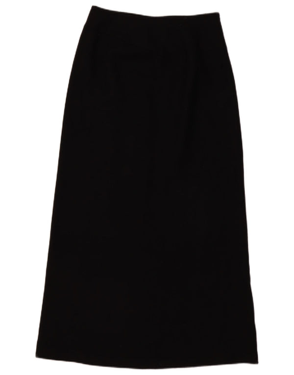 Gonna lunga da donna Hobbs UK 8 piccola W30 lana nera