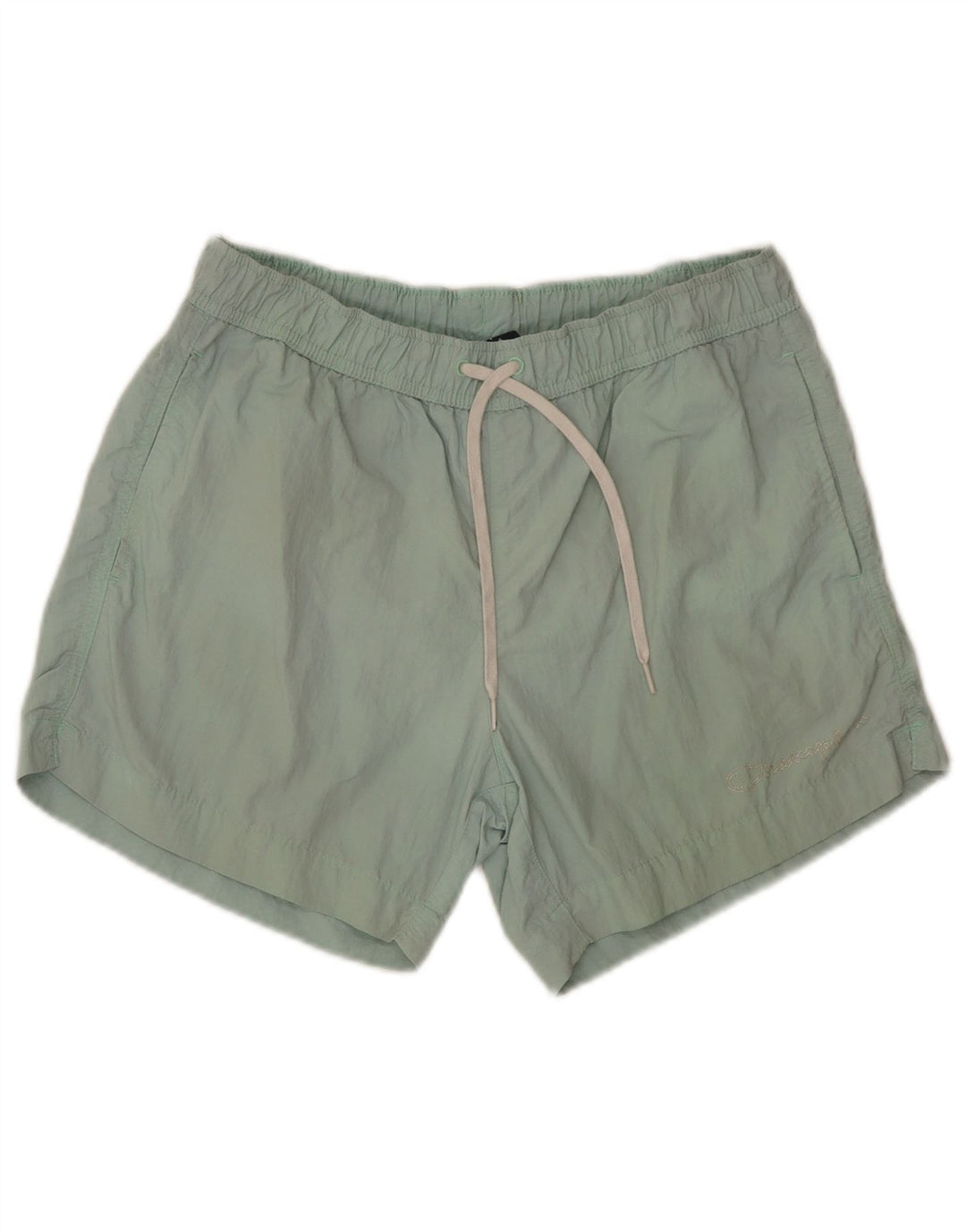 Pantaloncini da bagno da uomo Champion Small verde in poliammide