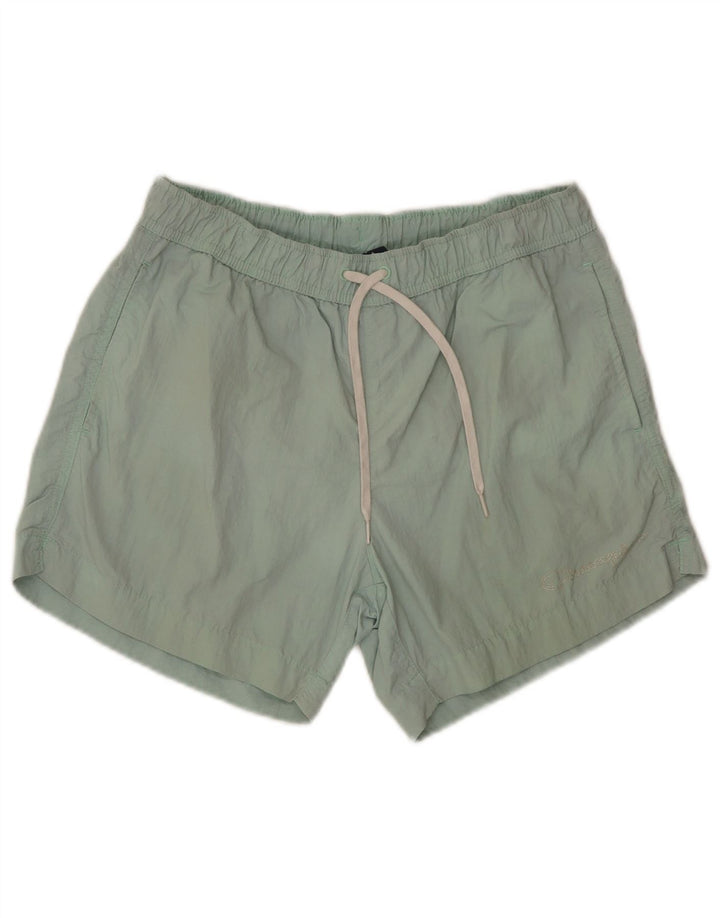 Pantaloncini da bagno da uomo Champion Small verde in poliammide
