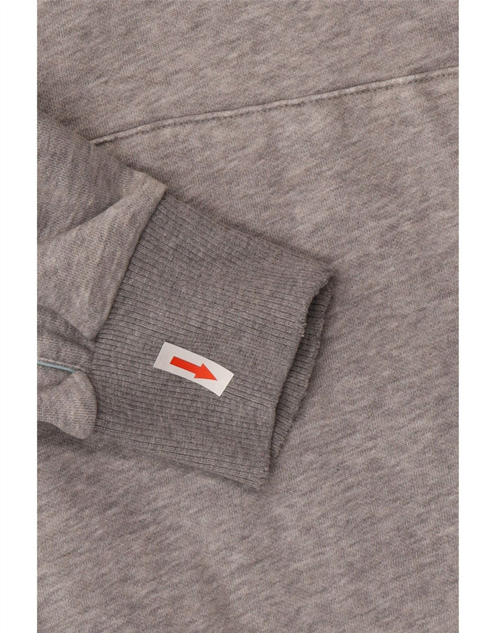 Felpa con cappuccio grafica da uomo Puma grigio medio chiazzato