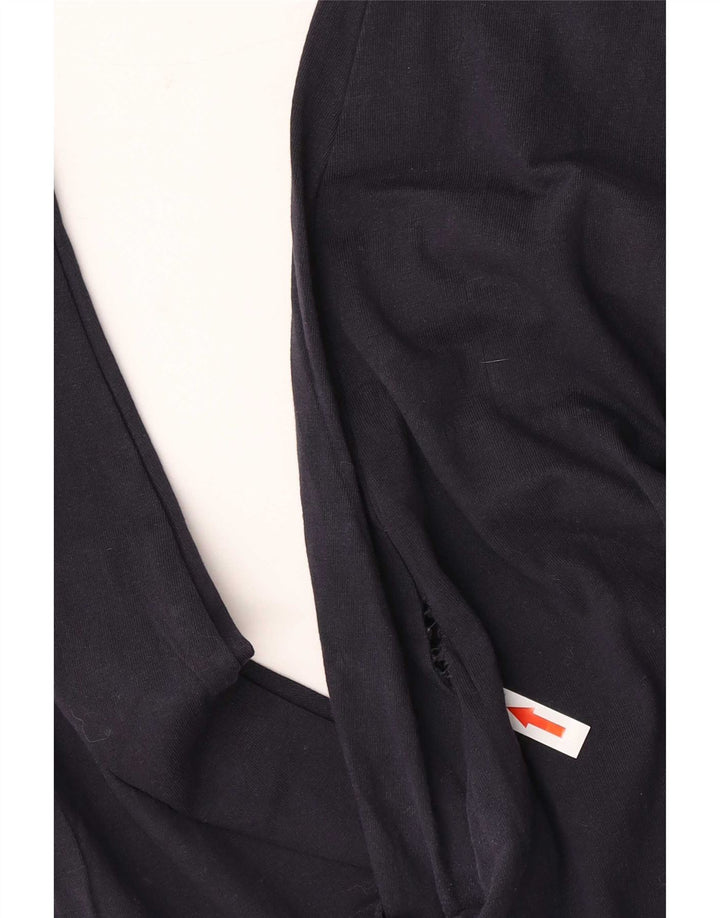 Leggings corti da donna Marks & Spencer UK 10 piccoli cotone blu navy