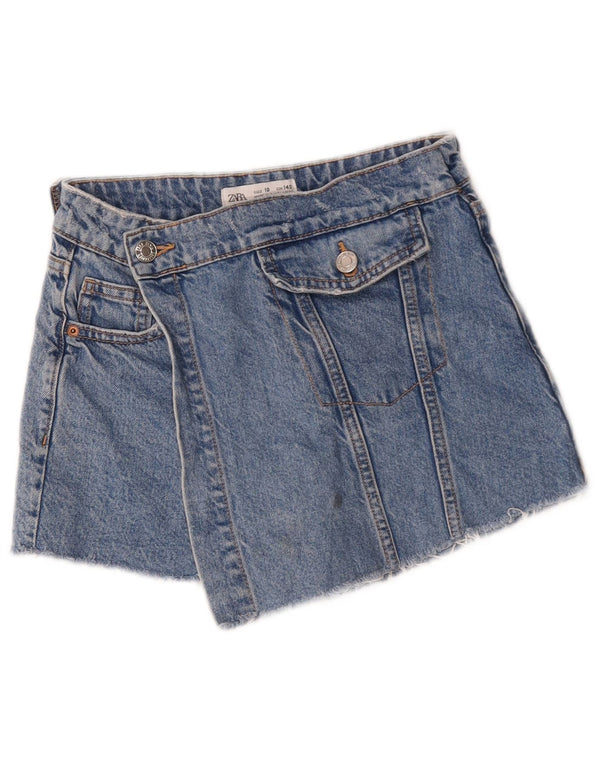 Pantaloncini di jeans per ragazze Zara 9-10 anni W24 Blu