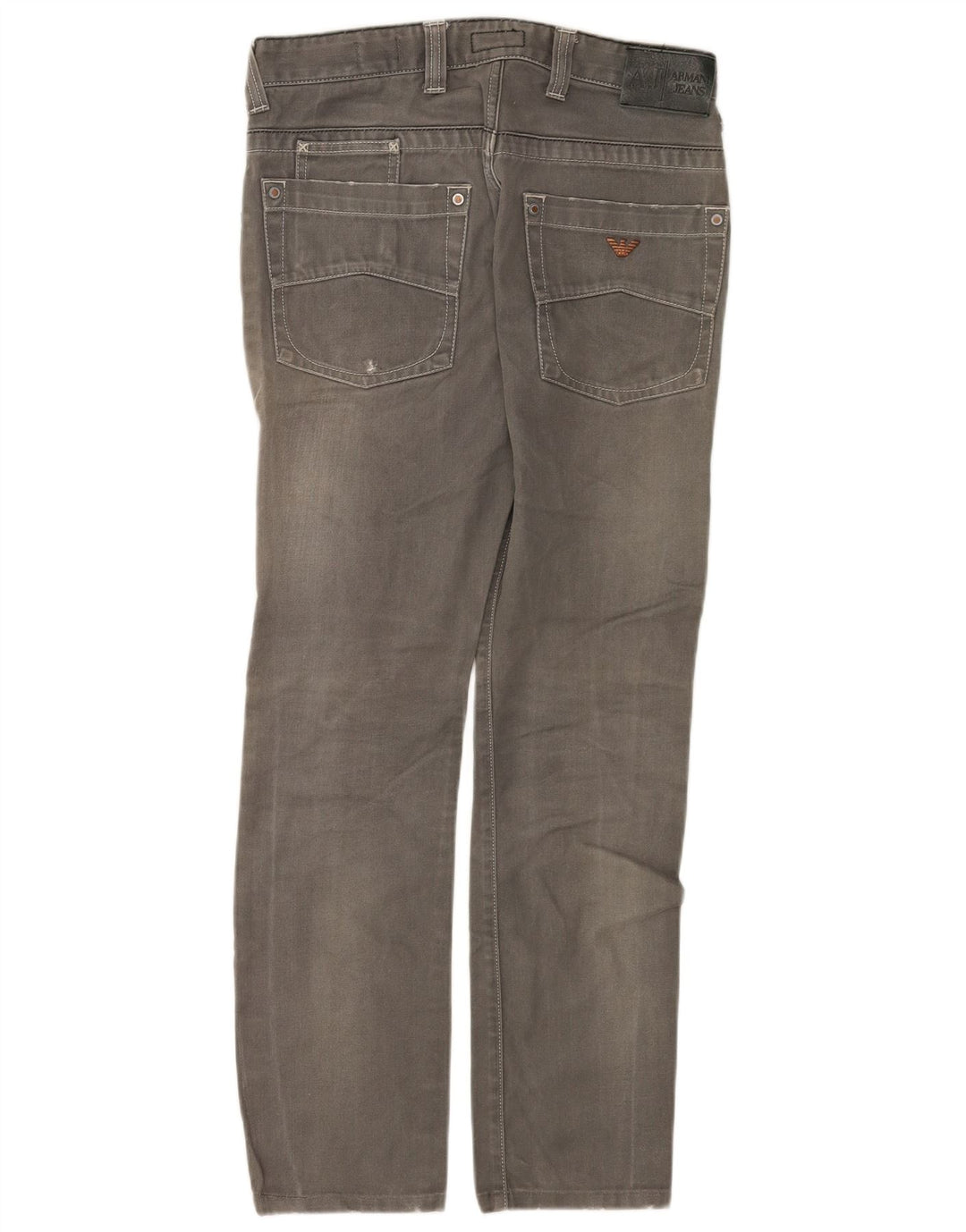 Jeans slim da uomo ARMANI W32 L30 cotone grigio