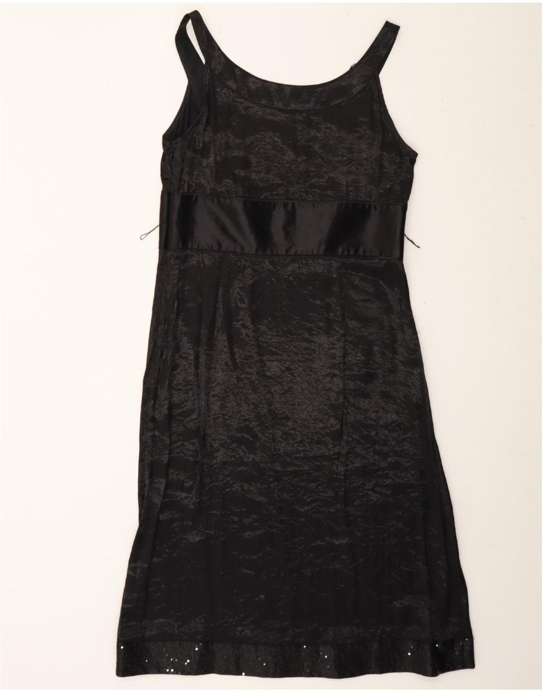 MONSOON Womens Sleeveless Sheath Dress UK 12 Medium Black Viscose Vintage Monsoon and Second-Hand Monsoon from Messina Hembry 