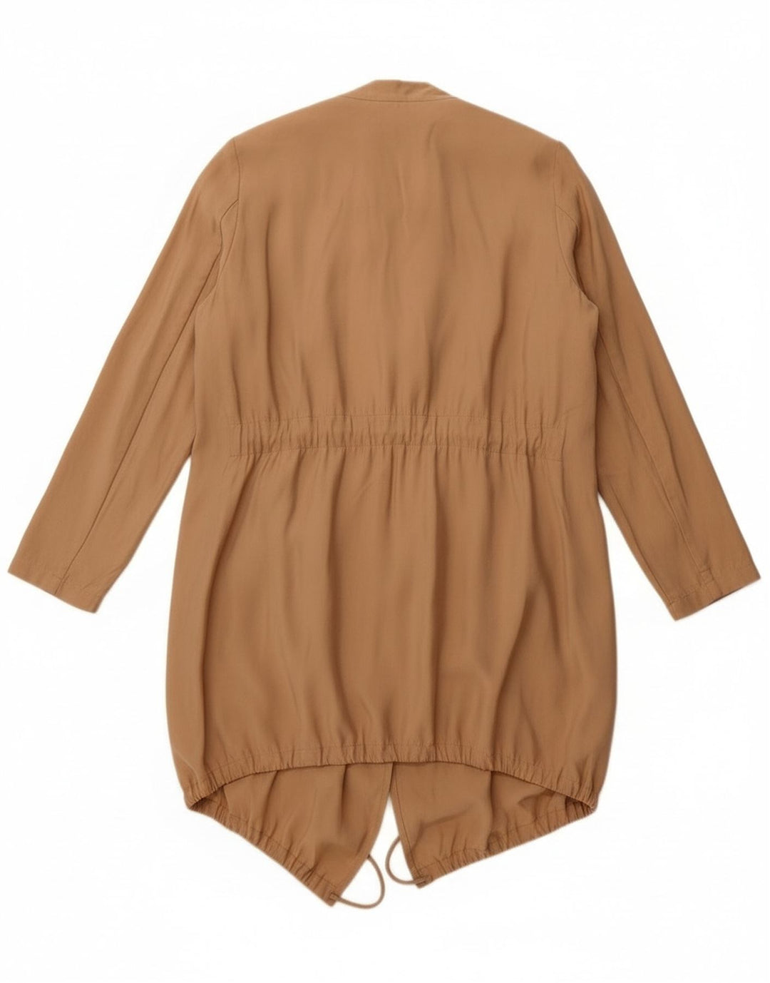 Cappotto Zara Donna UK 10 Small Beige Modal