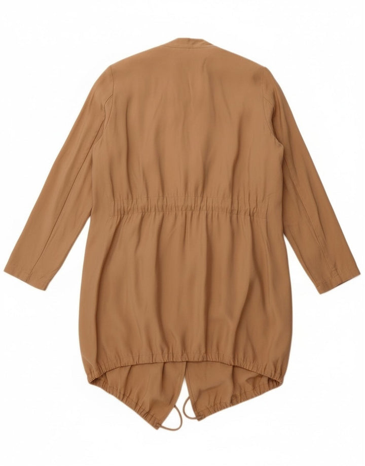 Cappotto Zara Donna UK 10 Small Beige Modal